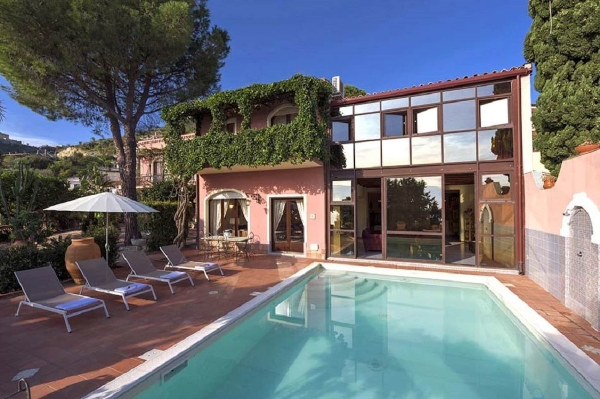 La Boheme Villa Taormina Exterior foto